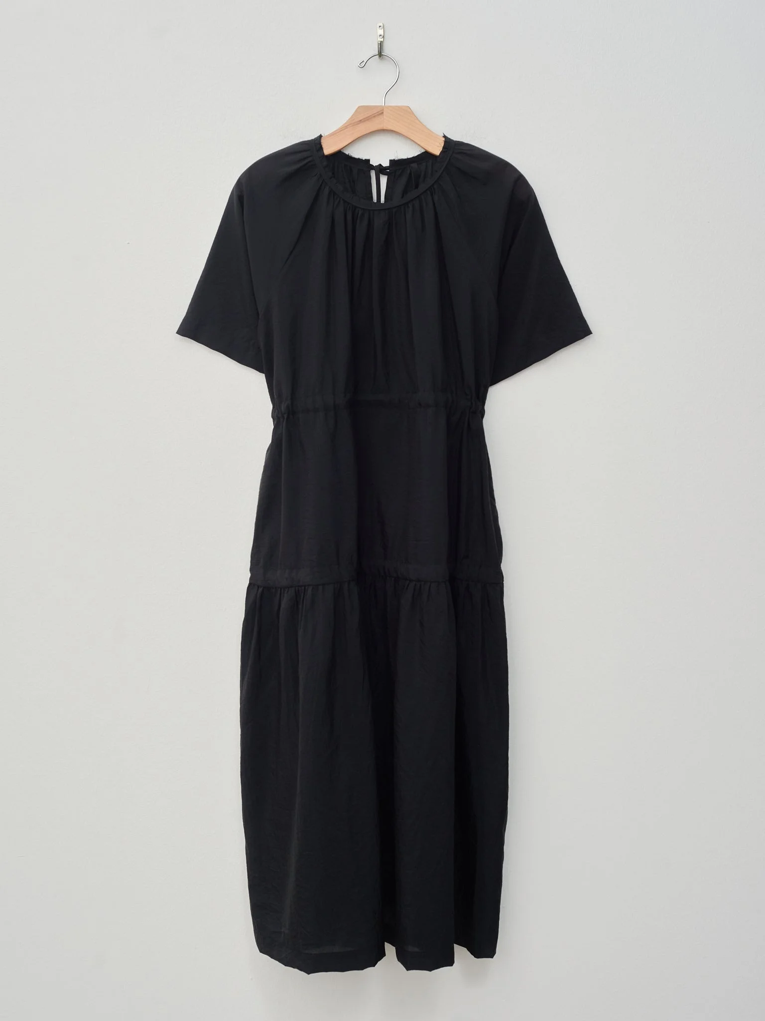 Ripstop Balloon Dress - Black - 1