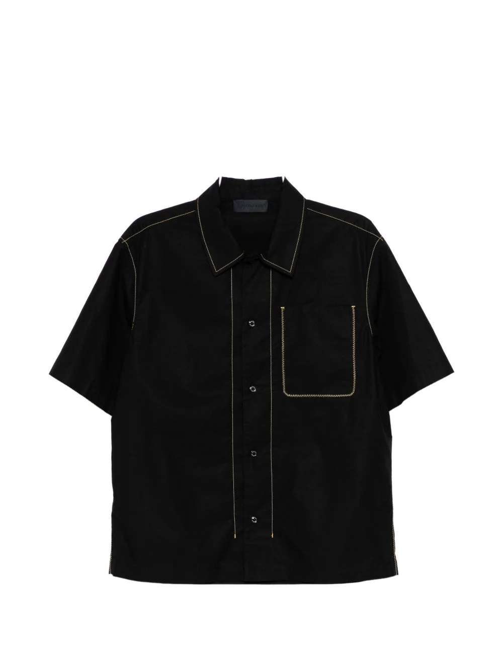 cotton short-sleeved shirt - 1