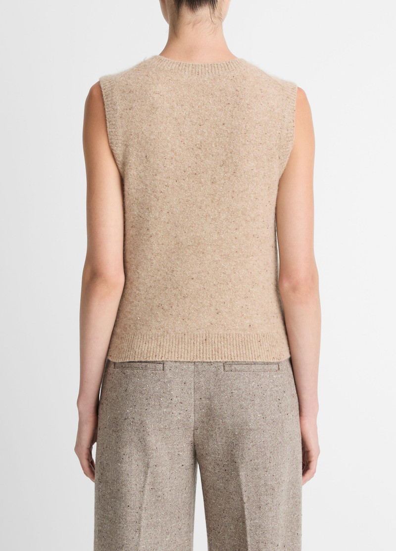 Vince Donegal Plush Cashmere Sweater Vest outlook