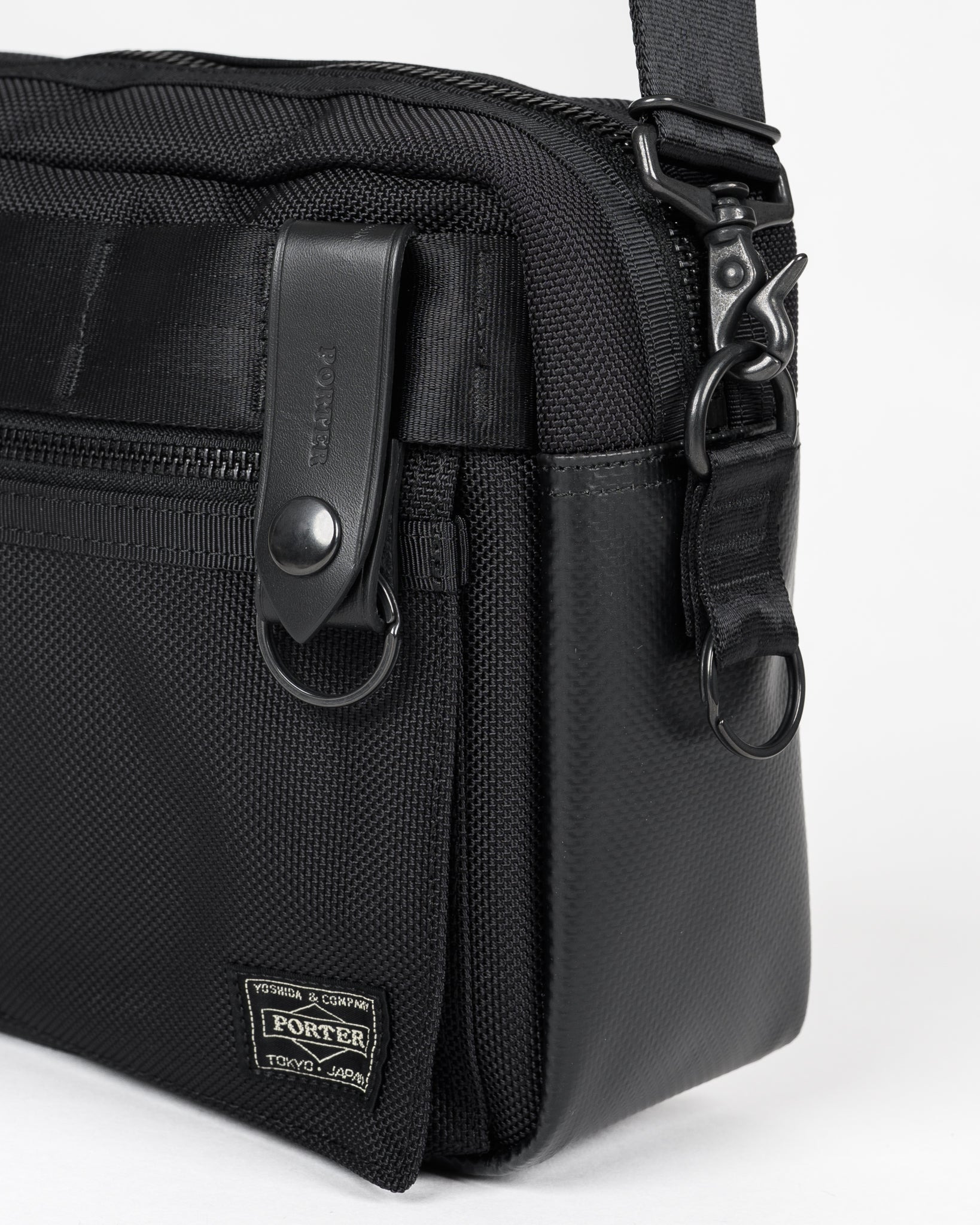 PORTER - YOSHIDA & CO. - HEAT SHOULDER BAG - BLACK - 6