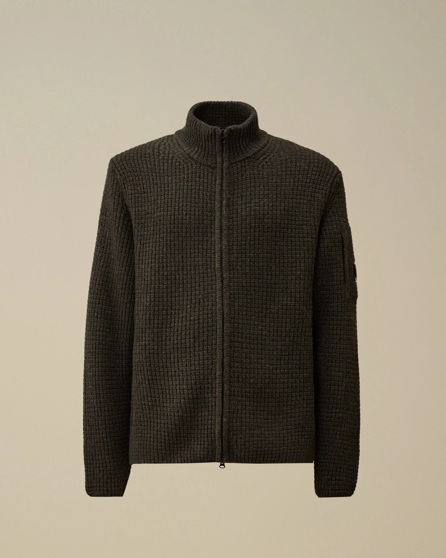 Lambswool GRS Full Zip Sweater - 1