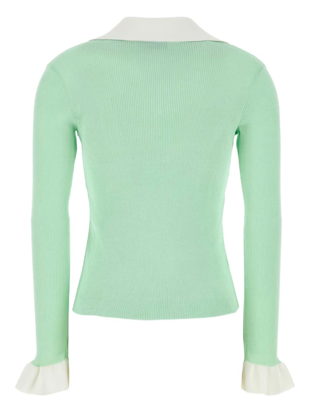 ribbed cardigan - 2