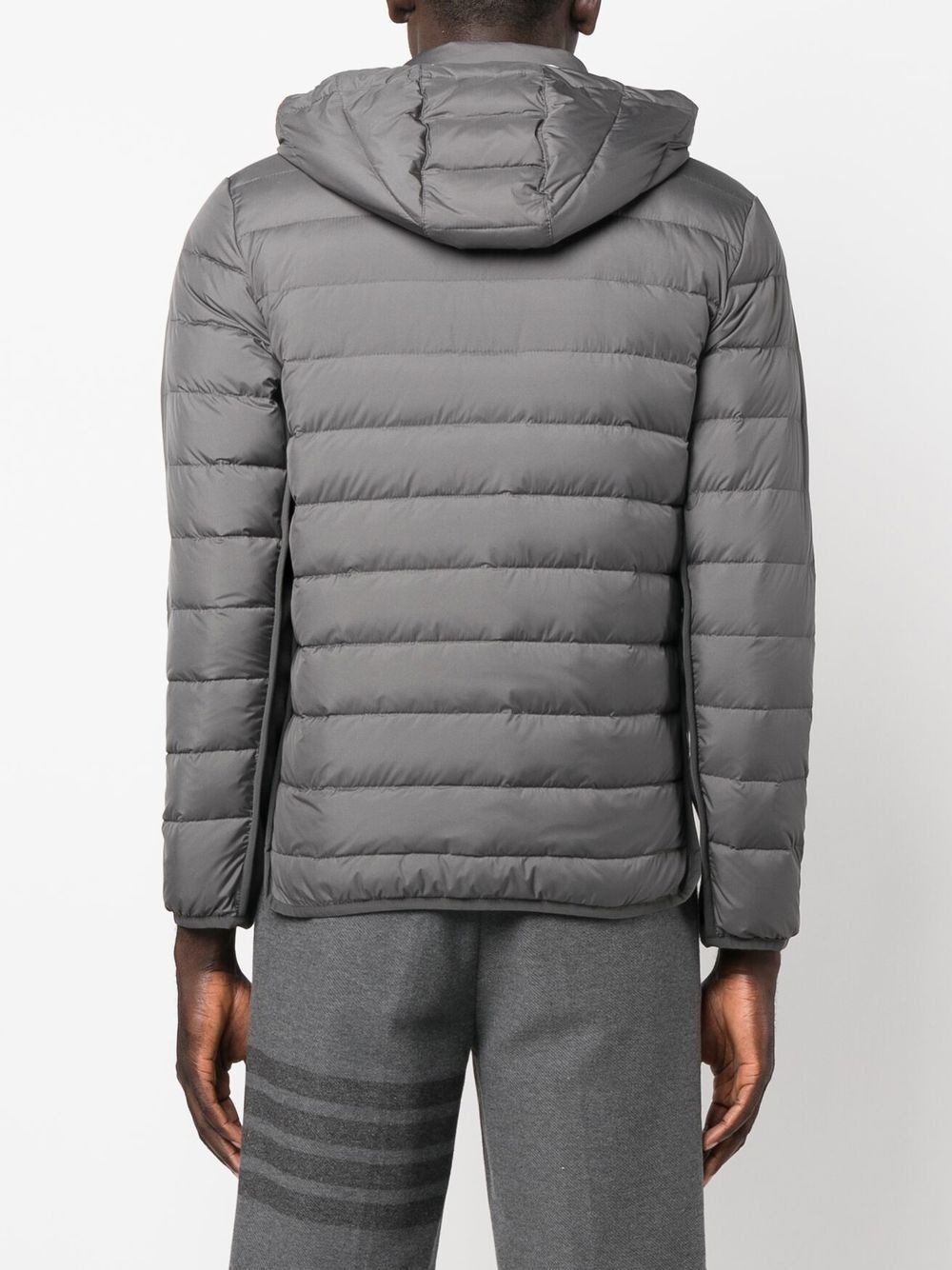 zip-front padded jacket - 4