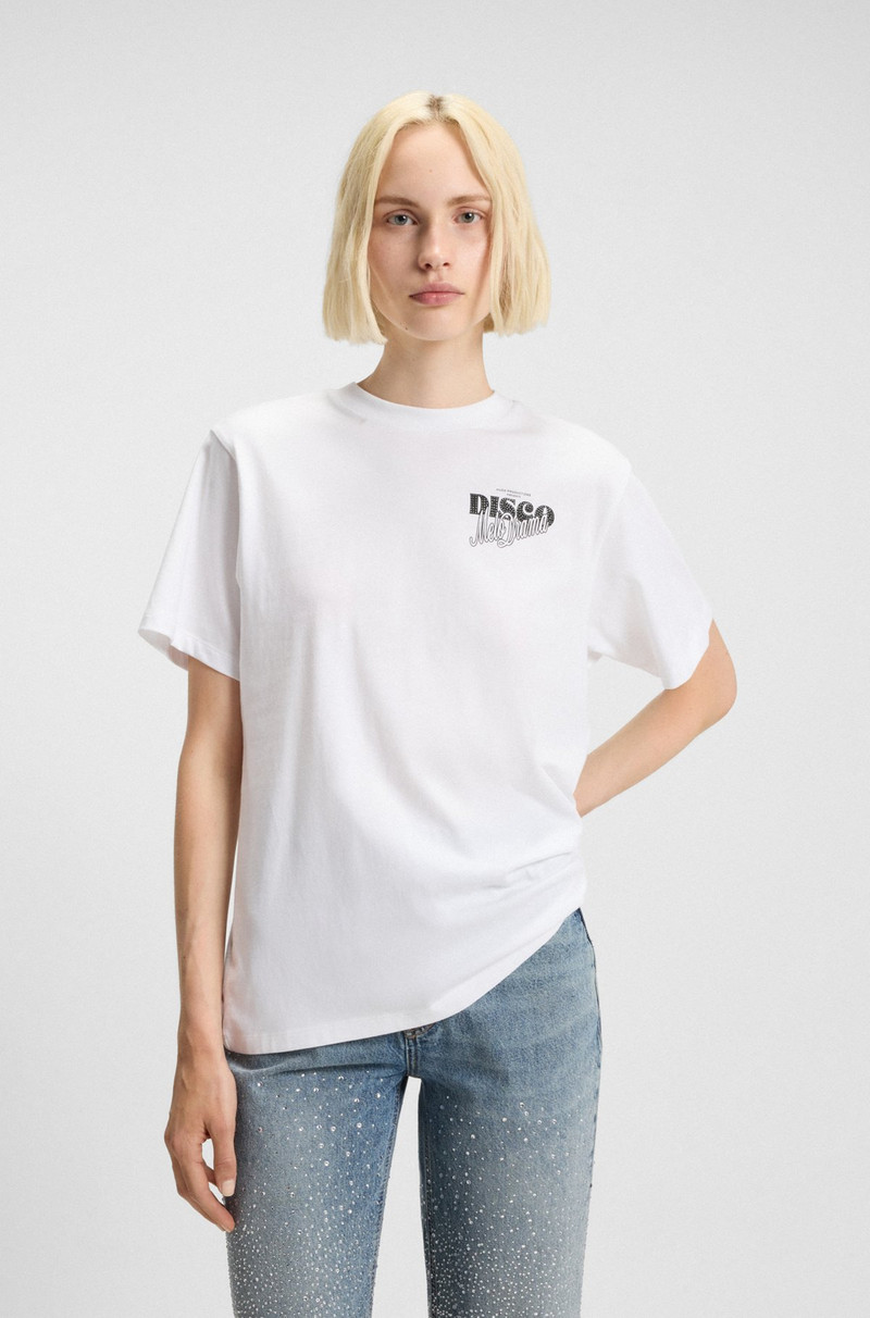 RHINESTONE-ARTWORK T-SHIRT IN COTTON JERSEY 2