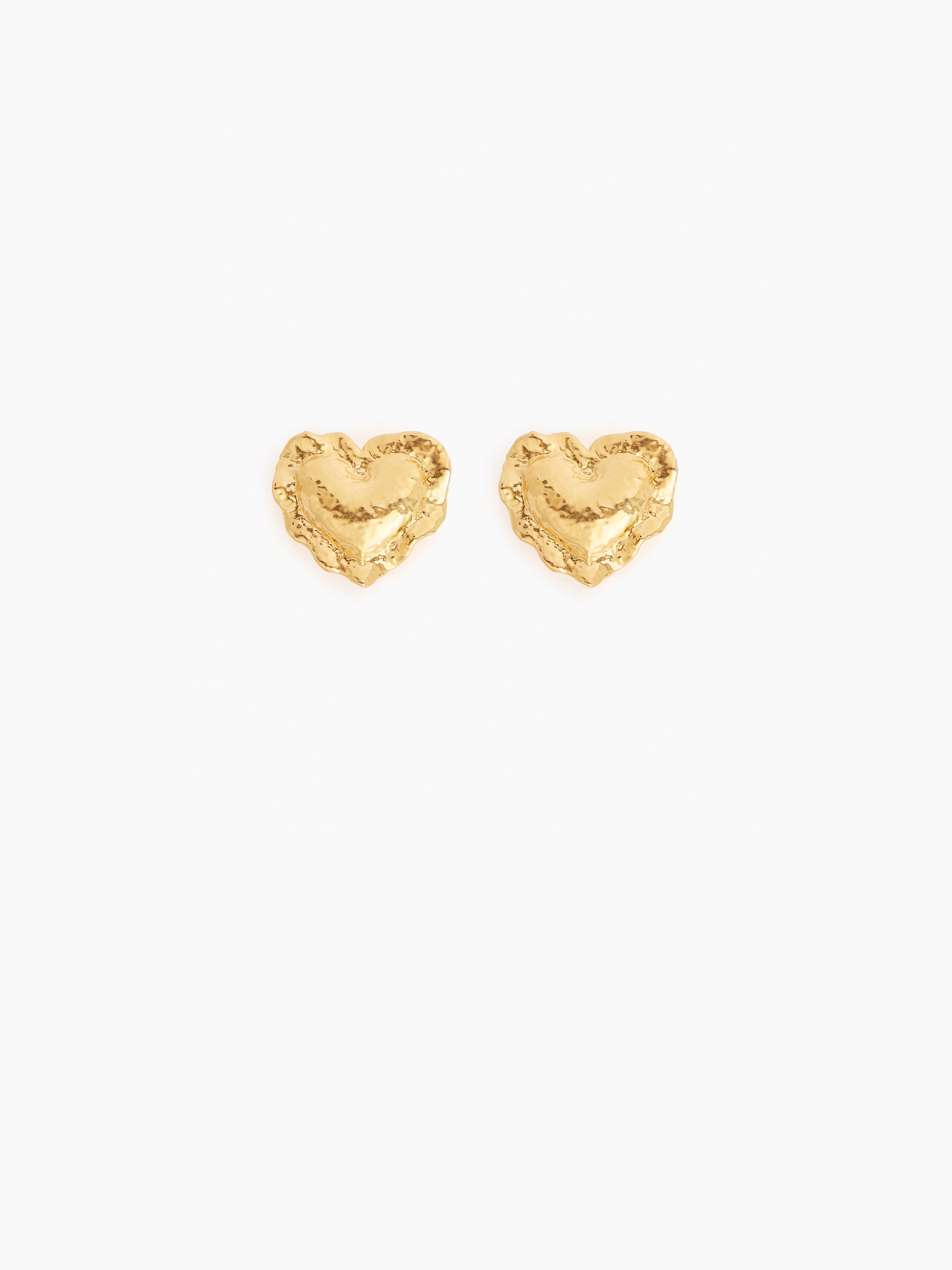 SMALL HEART CUSHION EARRINGS - 1