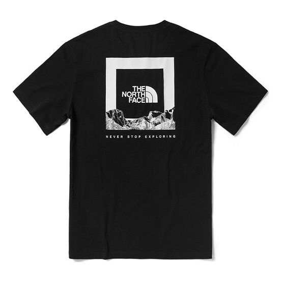 THE NORTH FACE Logo Graphic T-Shirt 'Black' NF0A5JTT-JK3 - 2