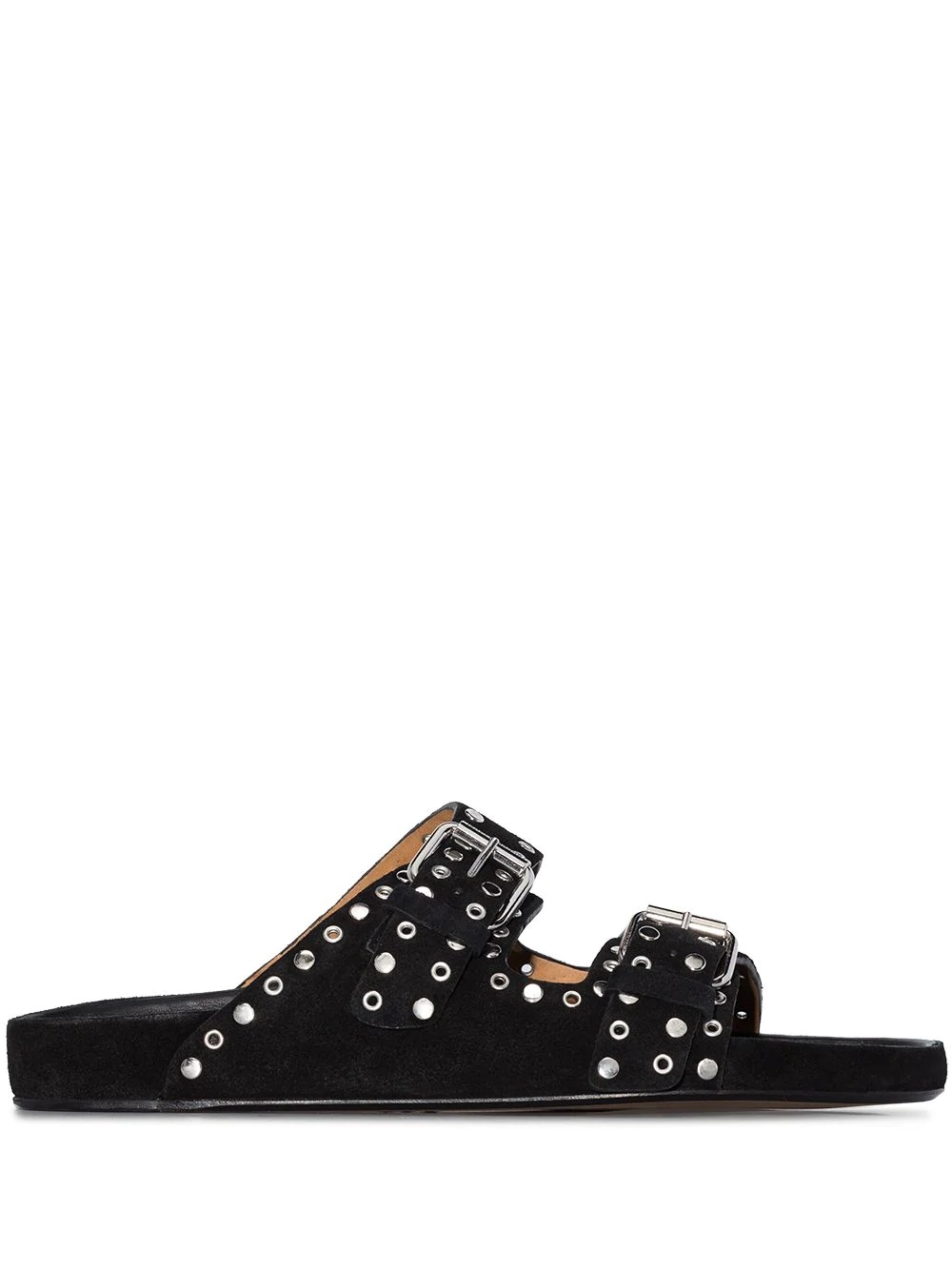 Lennyo stud-embellished suede sandals - 1