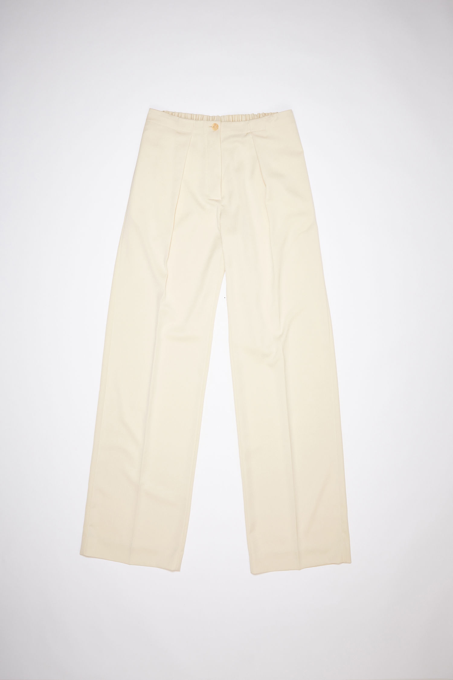 Tailored trousers - Oat beige - 1