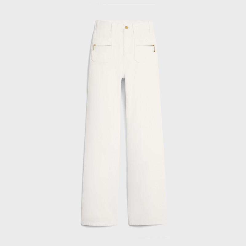 Jane jeans in optic white wash denim 1
