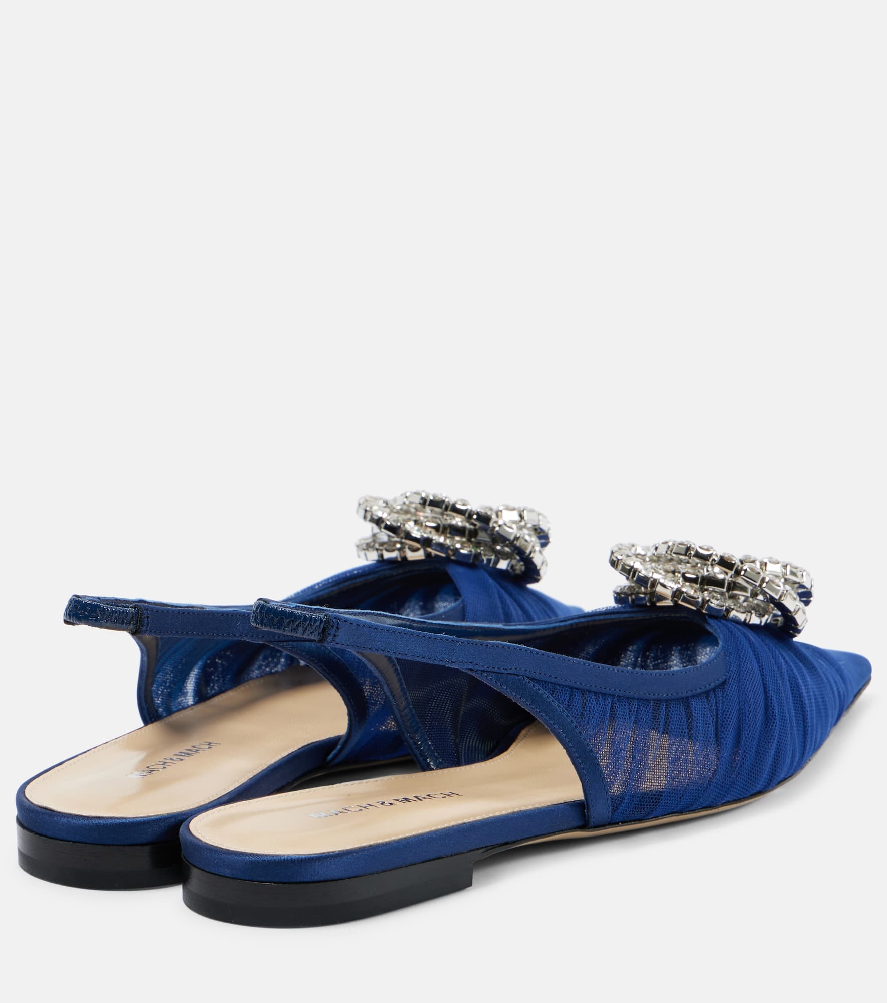 Galaxy embellished slingback flats - 2