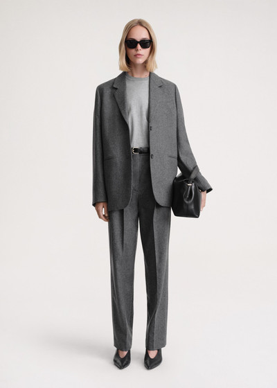 Totême Tailored suit jacket grey mélange outlook