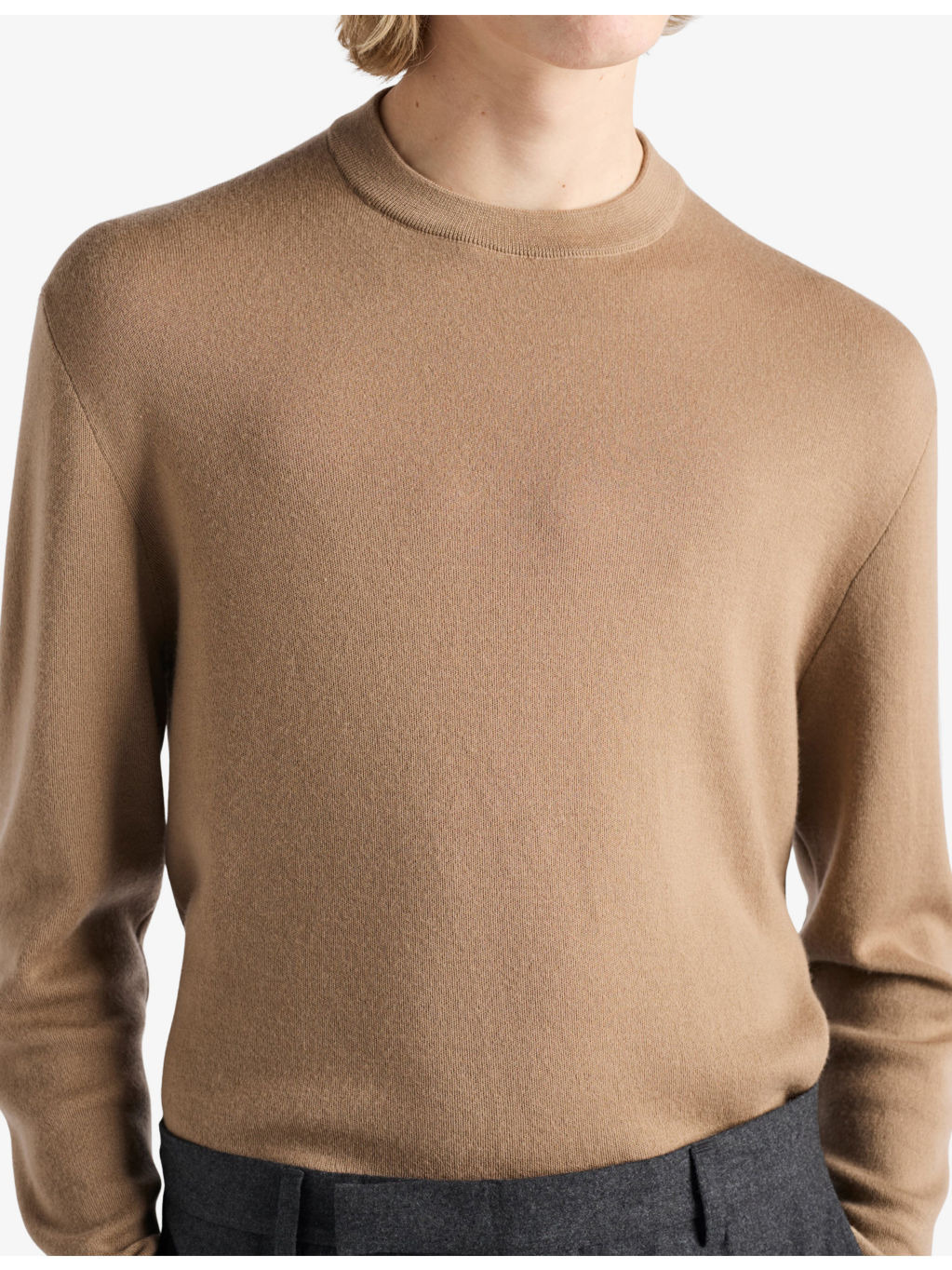 Elbow-Patch Regular-Fit Cashmere Jumper - 3