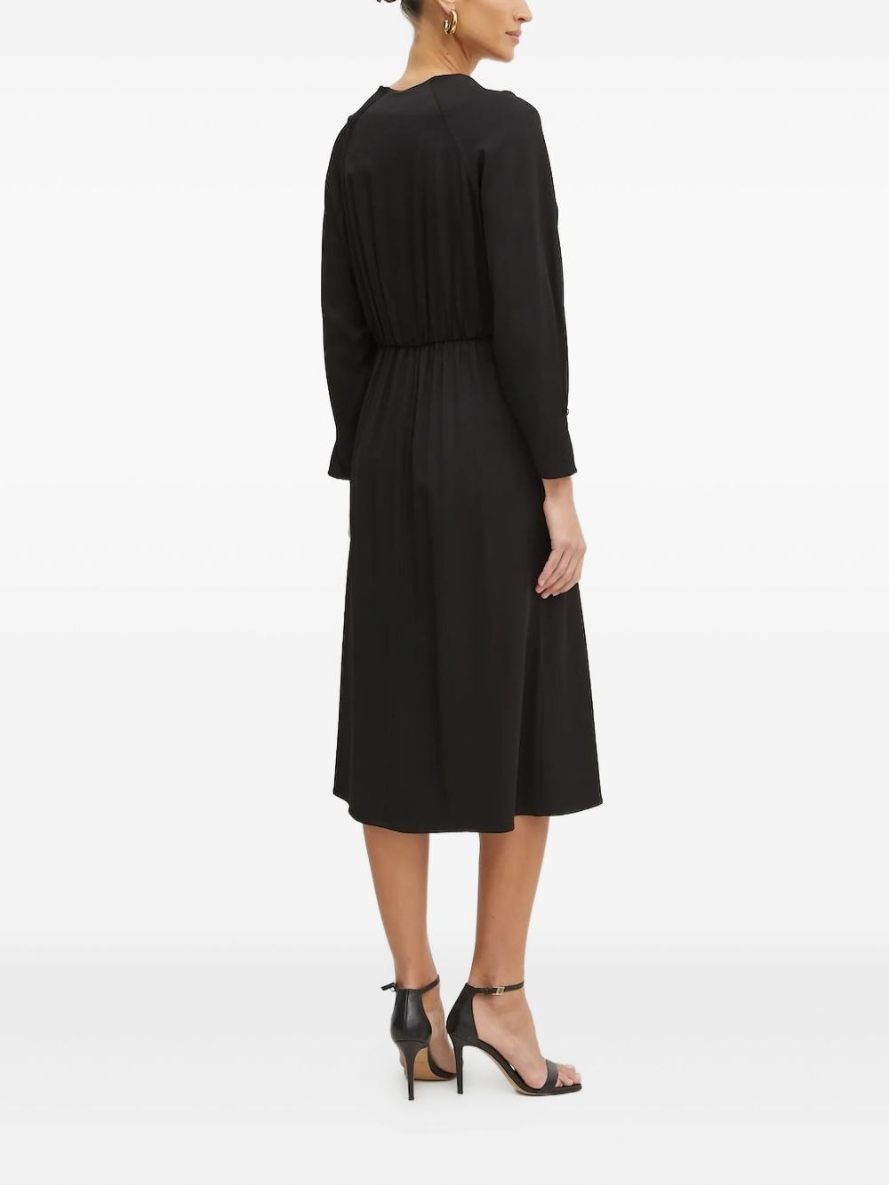 V-neck midi dress - 2