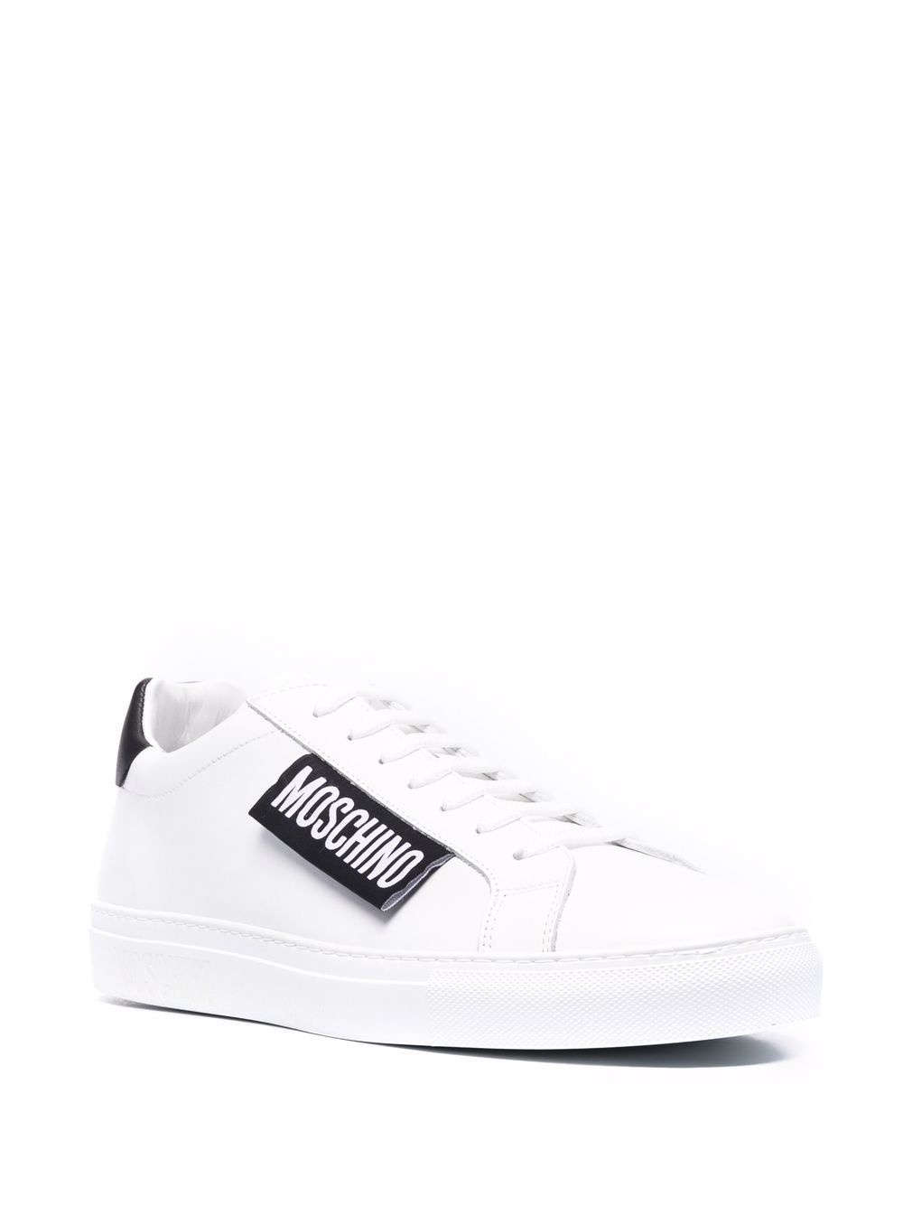 logo patch sneakers - 2