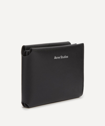 Acne Studios Trifold Leather Wallet outlook