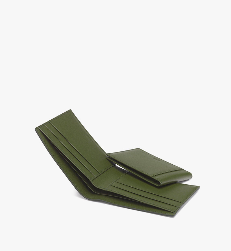 MCM Aren Bifold Wallet w/ Card Case in Visetos outlook