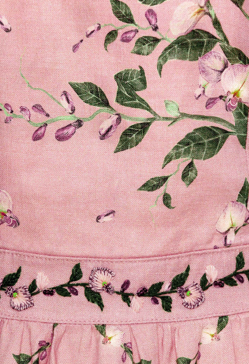 Consuelo Wisteria Midi Dress 8