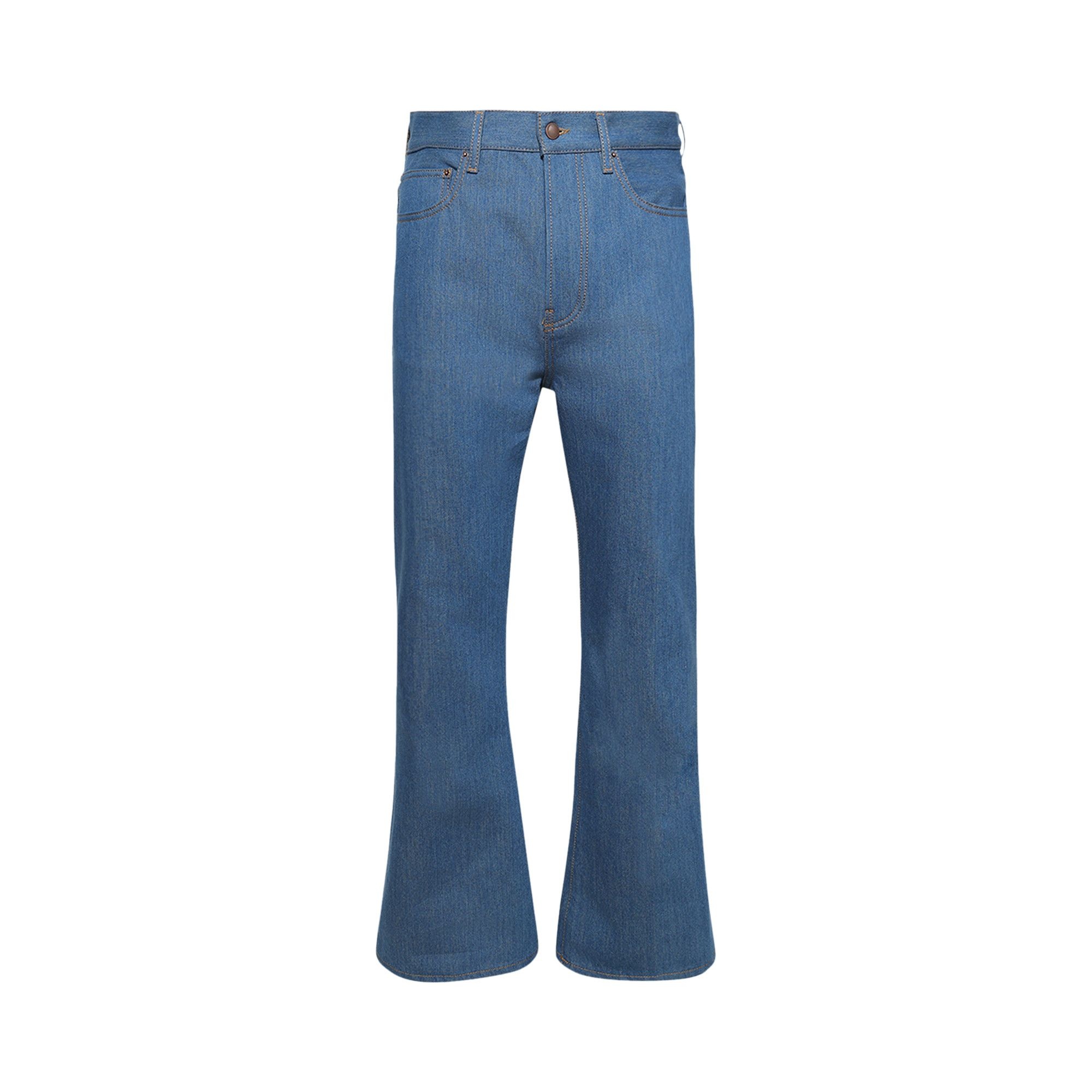 Amiri Creased Flare Pant 'Retro Indigo' - 1