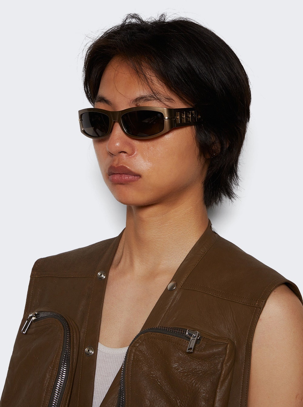 Fendigraphy Sunglasses Shiny Light Brown - 3