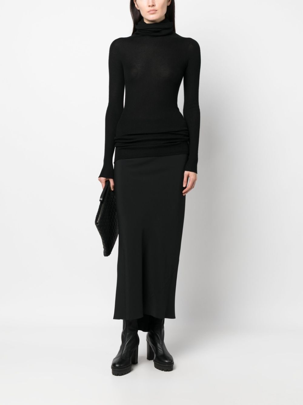 ribbed-knit cashmere jumper - 2