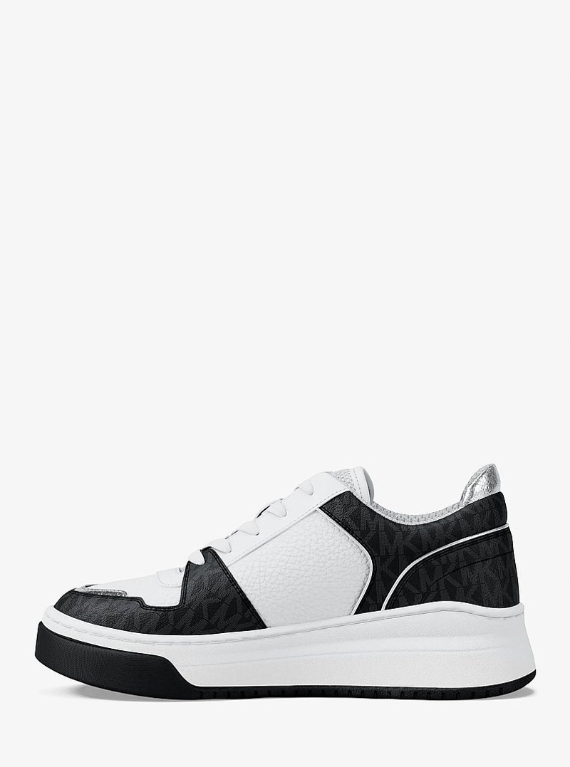 Lexi Mixed-Media Sneaker 3