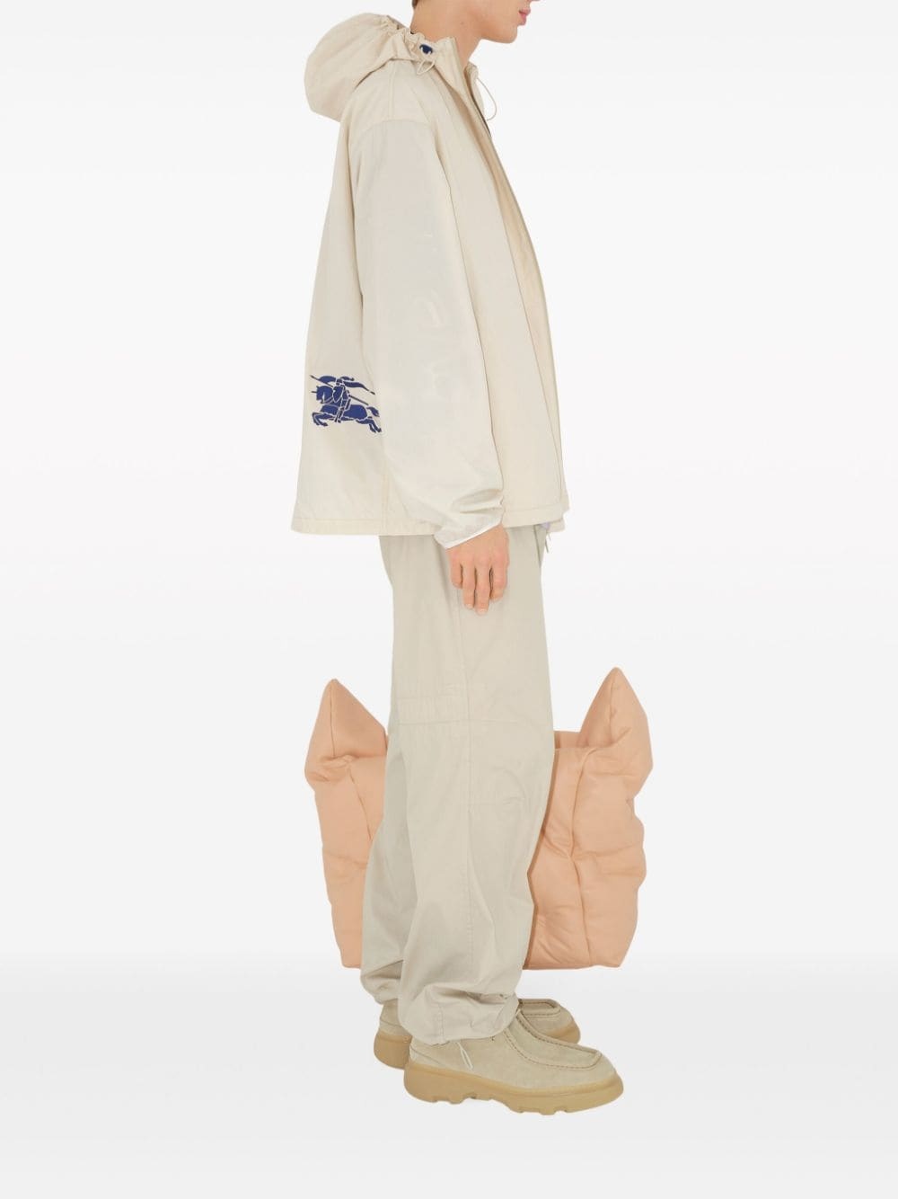 Equestrian Knight-motif hooded jacket - 3