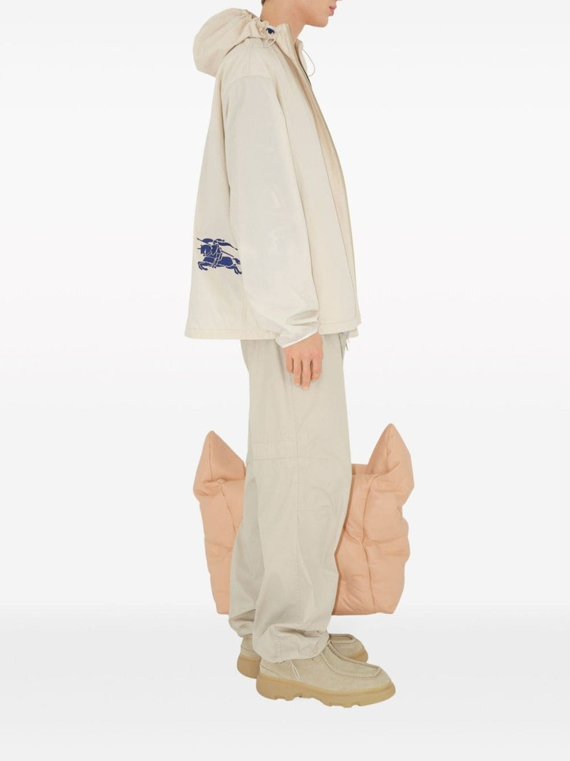 Equestrian Knight-motif hooded jacket 3