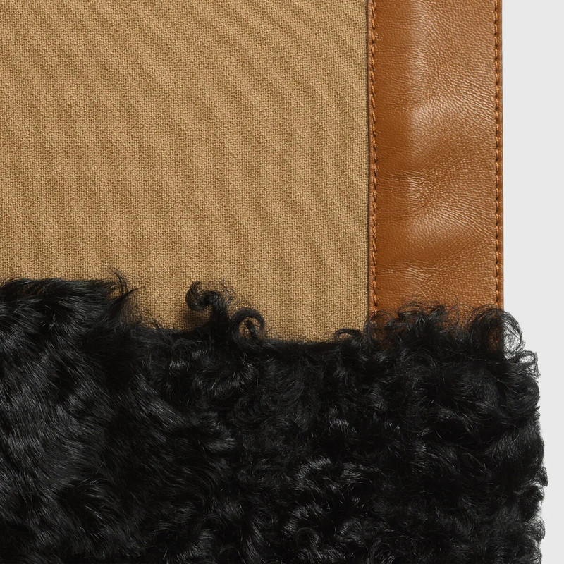 adidas x Gucci wool and shearling cape 5