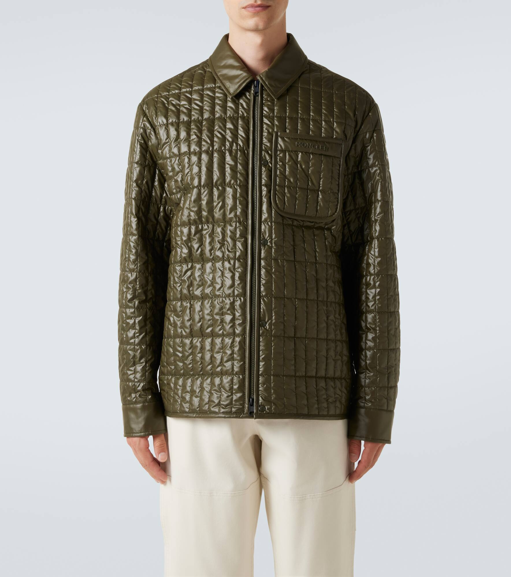 Madiere padded quilted shirt jacket - 3