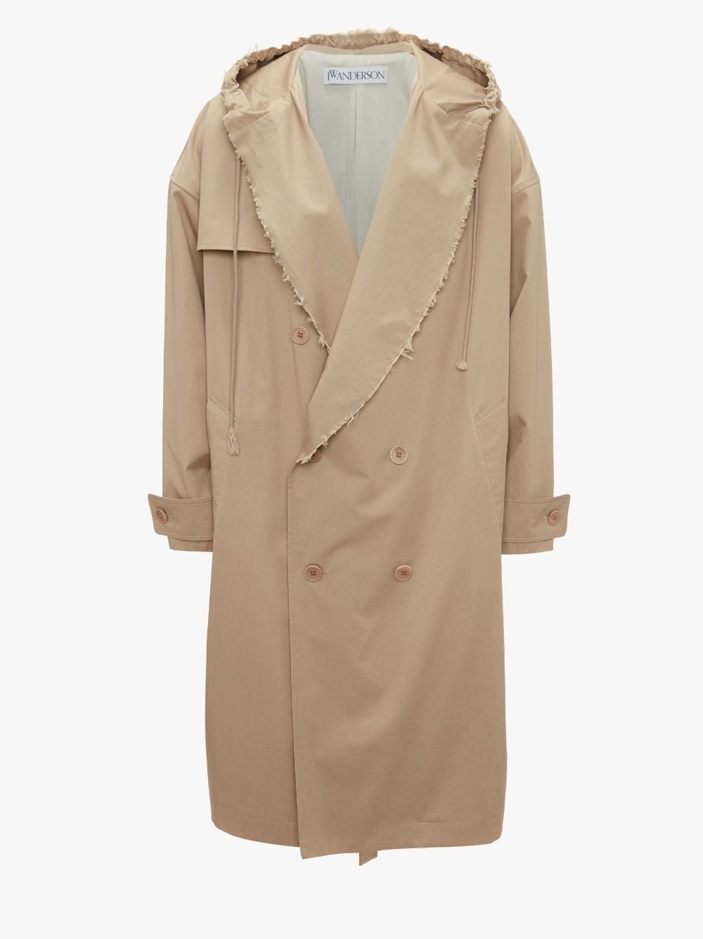 HOODED TRENCH COAT - 1