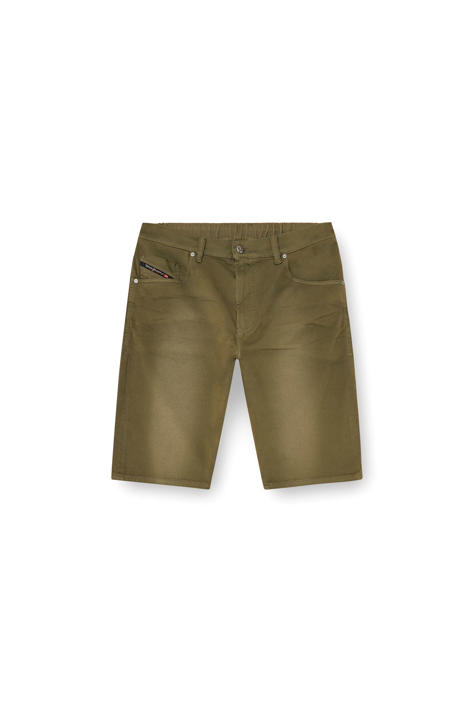 SLIM SHORTS IN COLOURED DENIM - 1