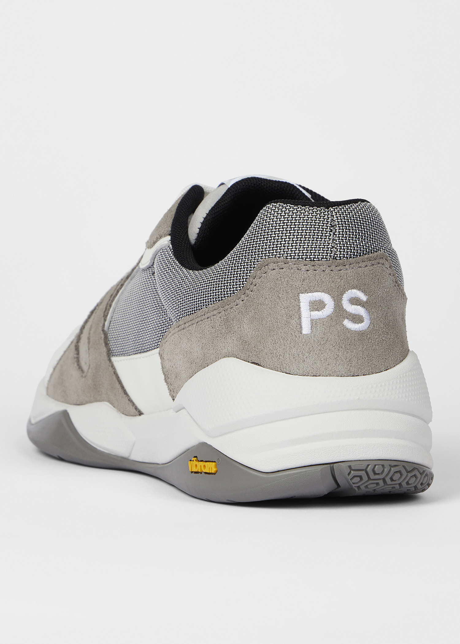 White and Grey 'Ossi' Trainers - 4