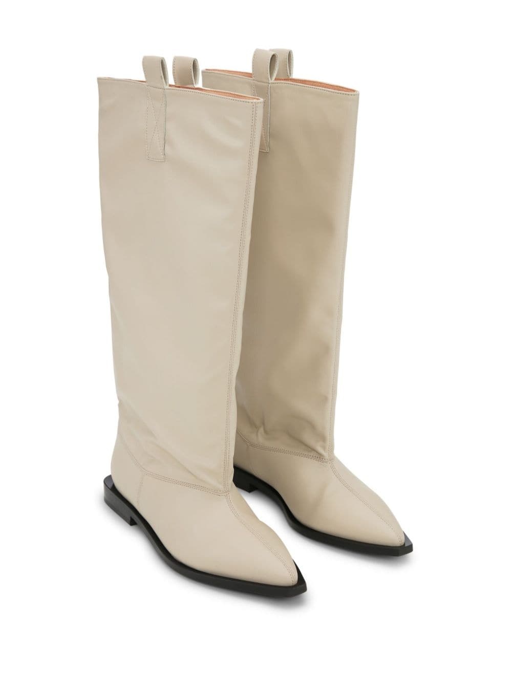 slouchy knee-high boots - 2