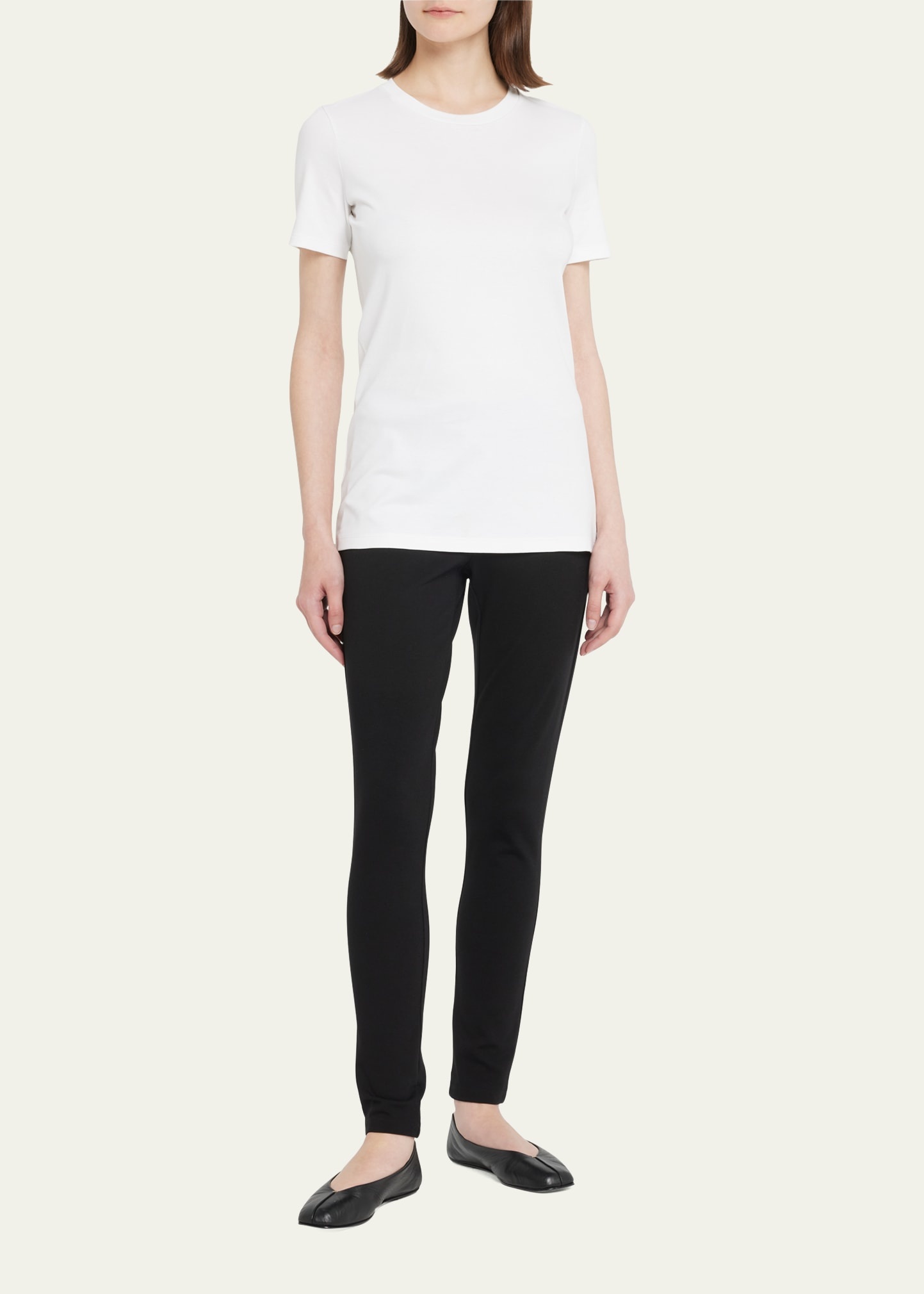 Johanna Crewneck Classic Tee - 2