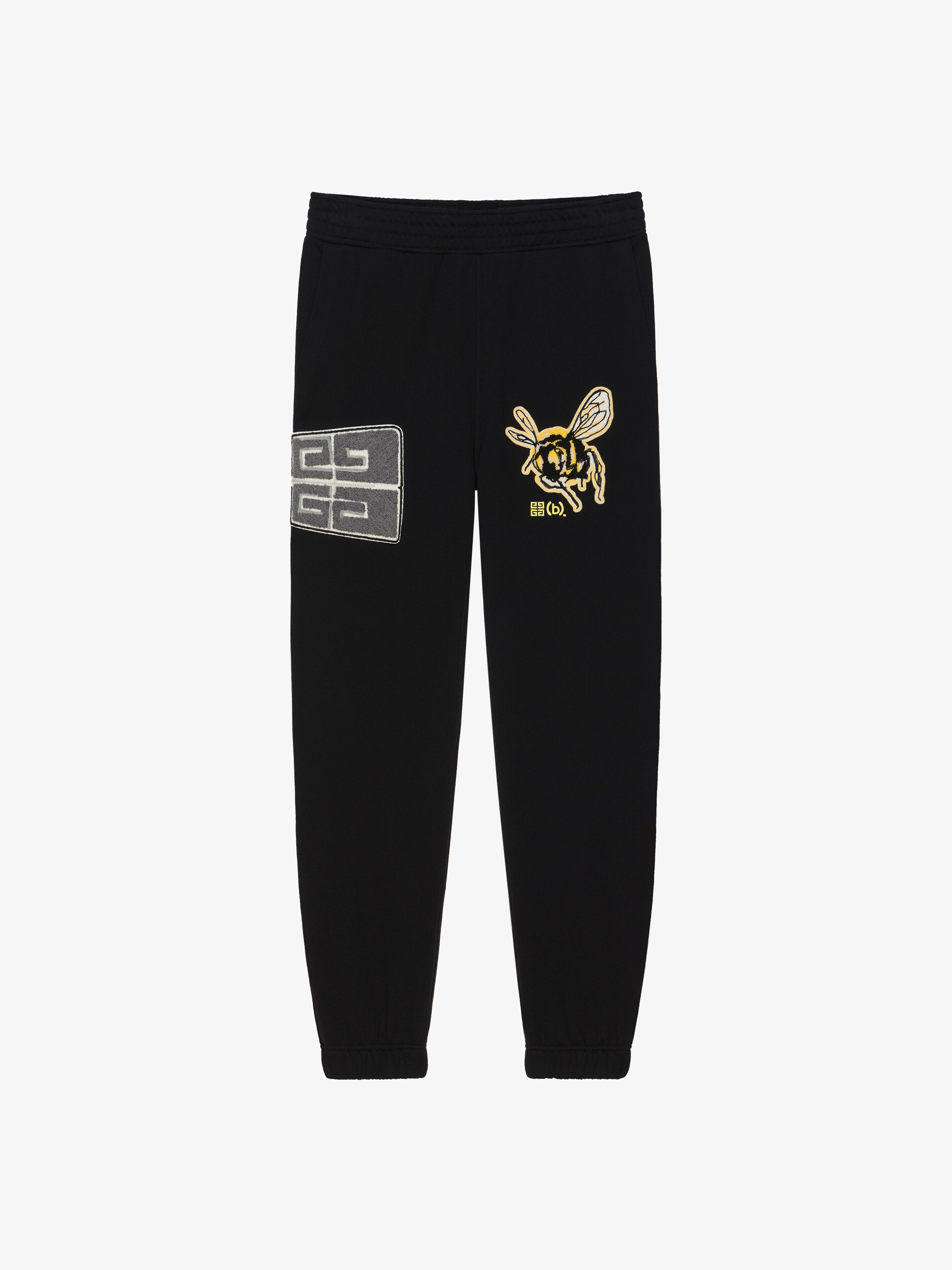 SLIM FIT EMBROIDERED JOGGER PANTS - 1
