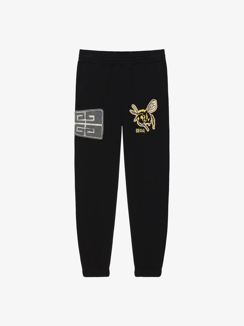 SLIM FIT EMBROIDERED JOGGER PANTS 1