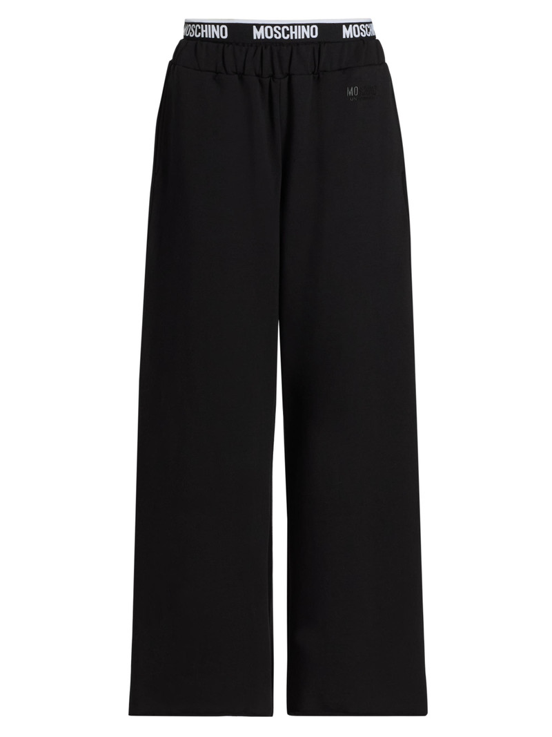 Women's Intimo Donna Home Stretch-Cotton Pants - Black 1