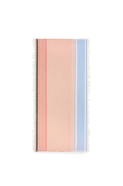 Loewe Anagram scarf in cotton outlook