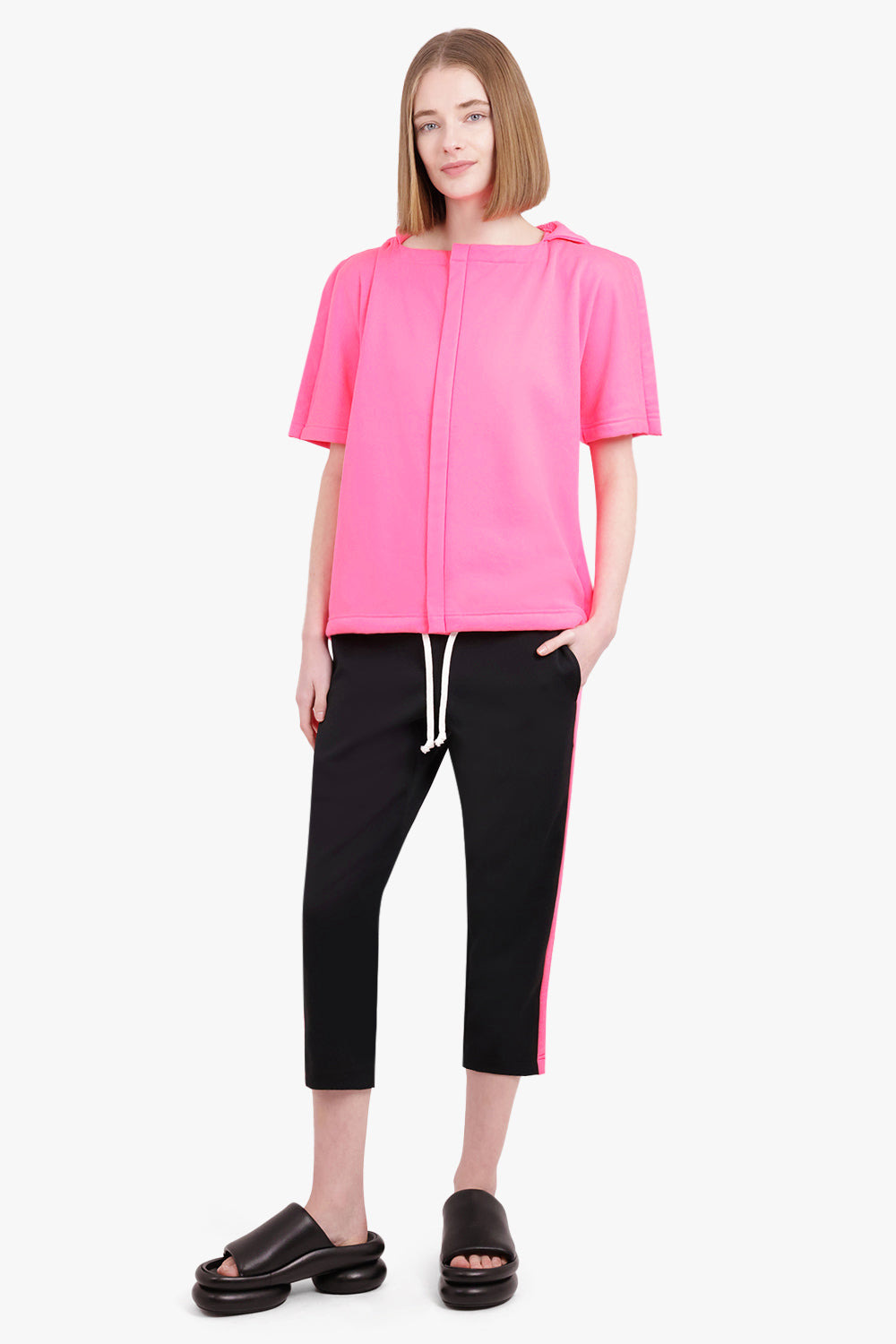 JOGGER PANTS | BLACK/PINK - 5