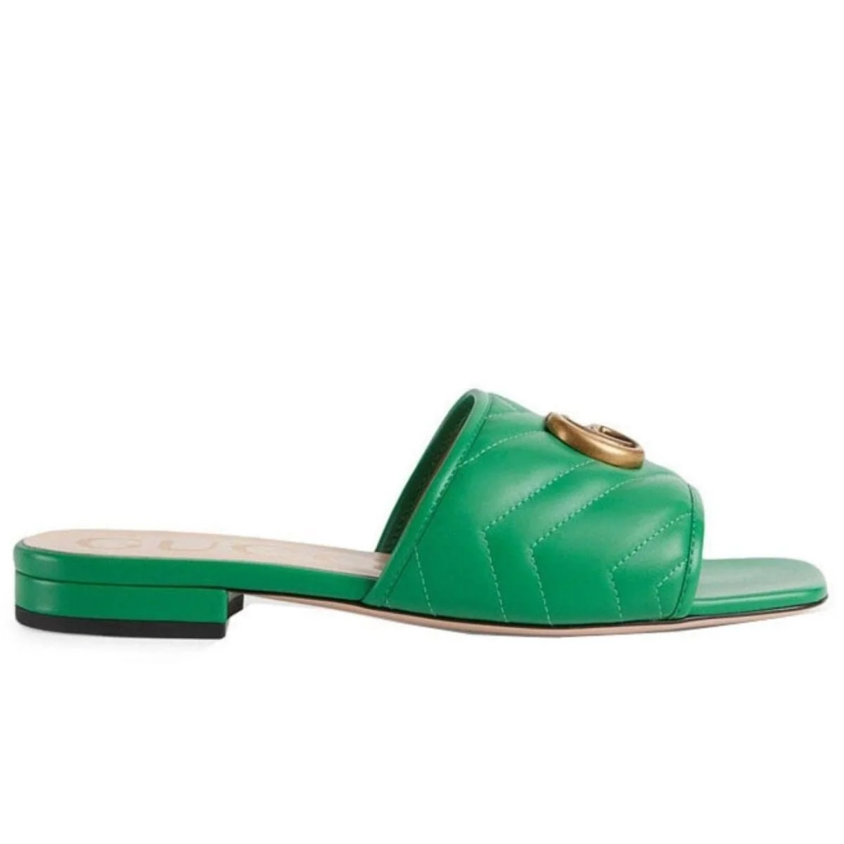 Double G Leather Sandals - 1