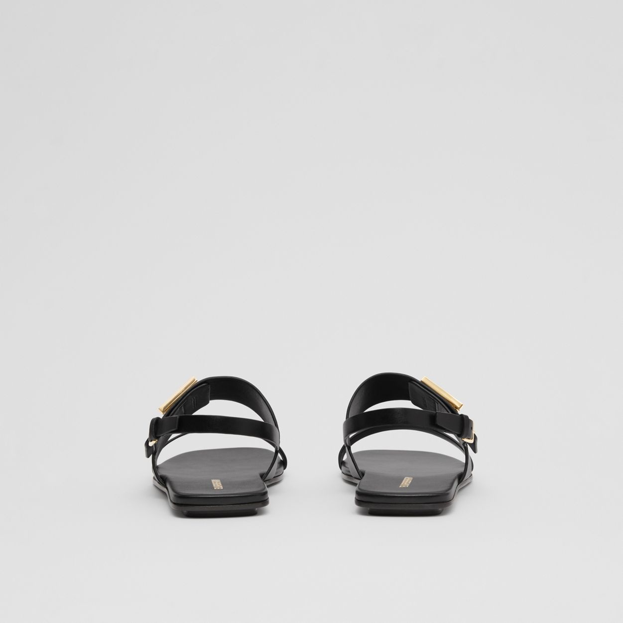Monogram Motif Leather Sandals - 5