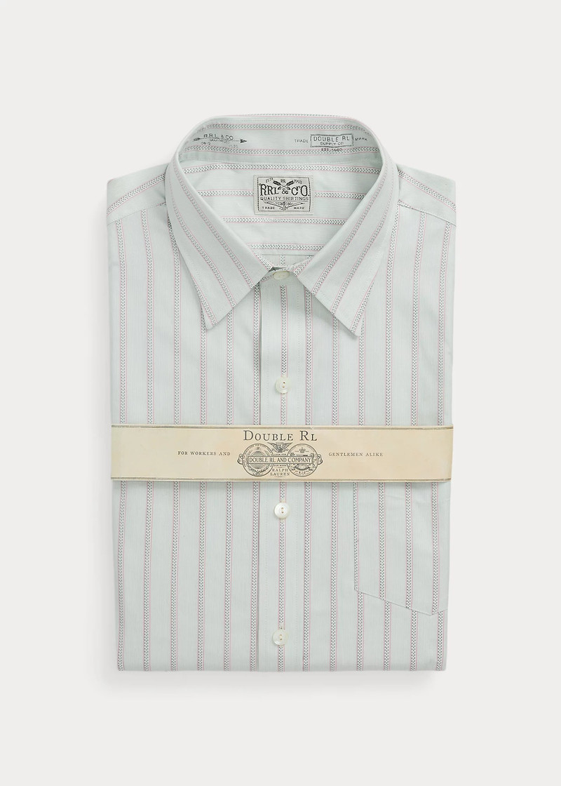 Slim Fit Striped Dobby Shirt 1