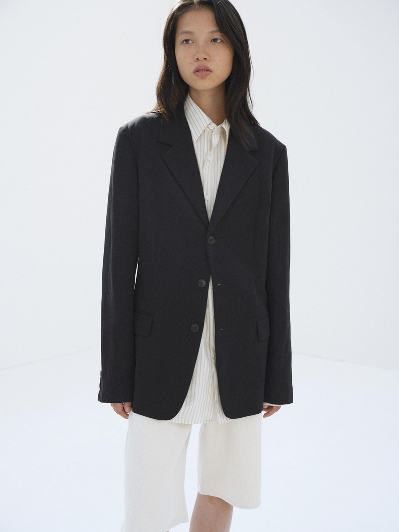HIGH-TWIST WOOL LINEN TWILL JACKET 3