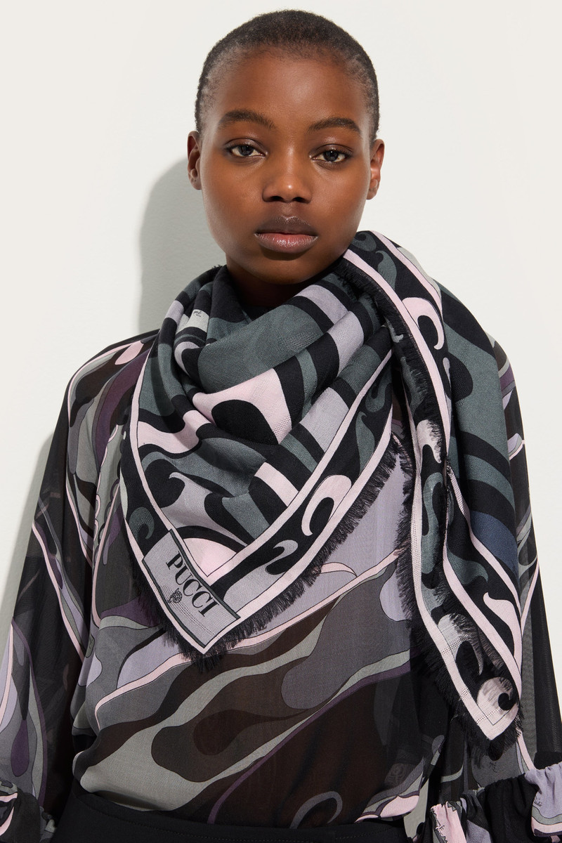 PUCCI MARMO PRINT PASHMINA outlook