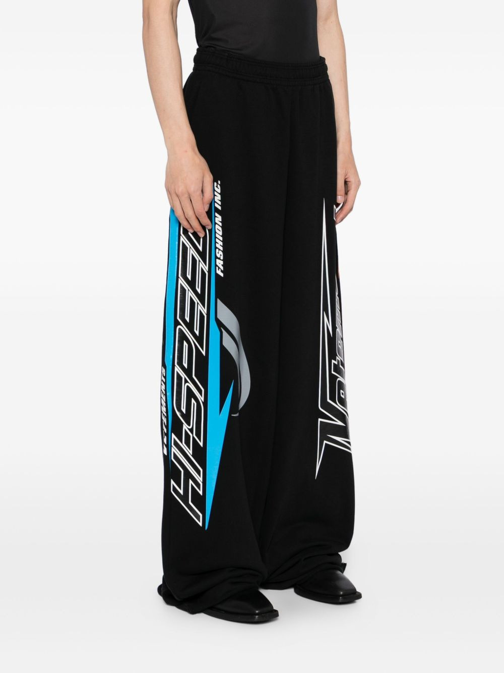 graphic-printed trousers - 3