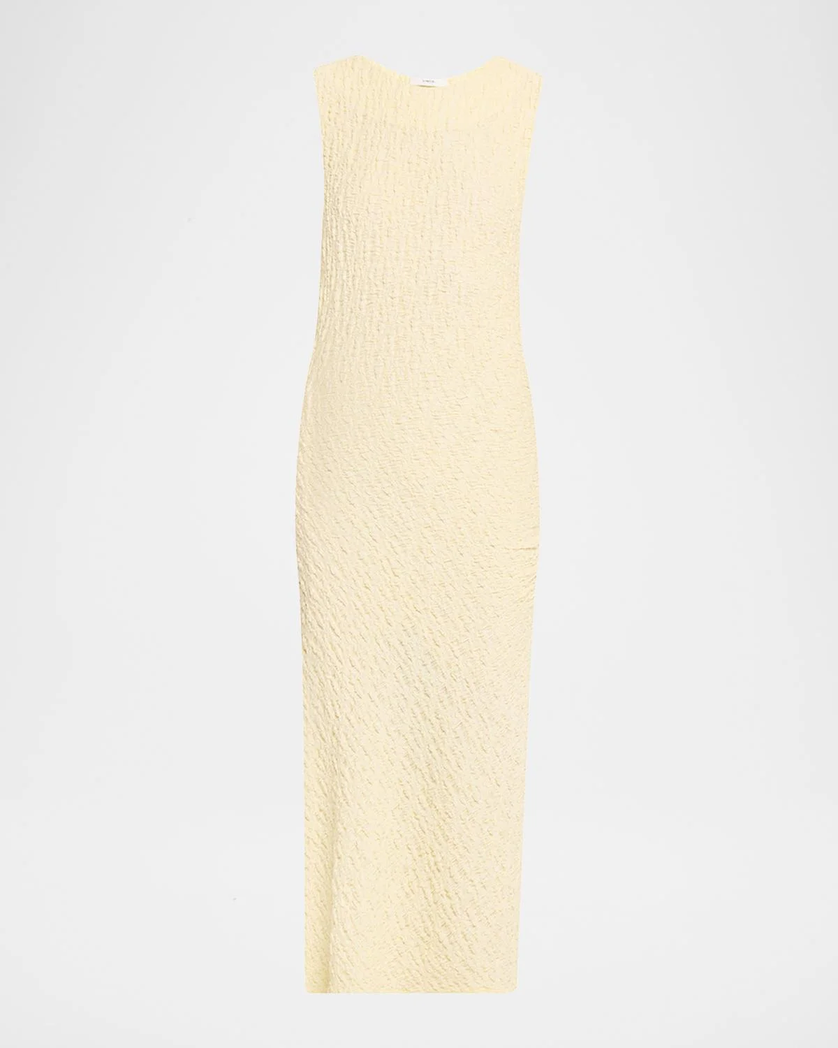 Textured Sleeveless Midi Dress - 1