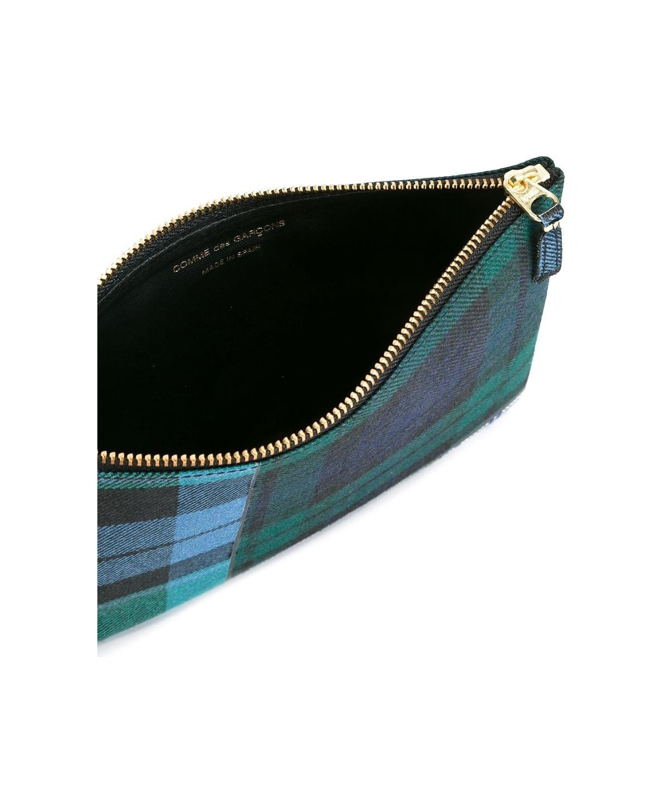 Tartan Print Clutch - 3