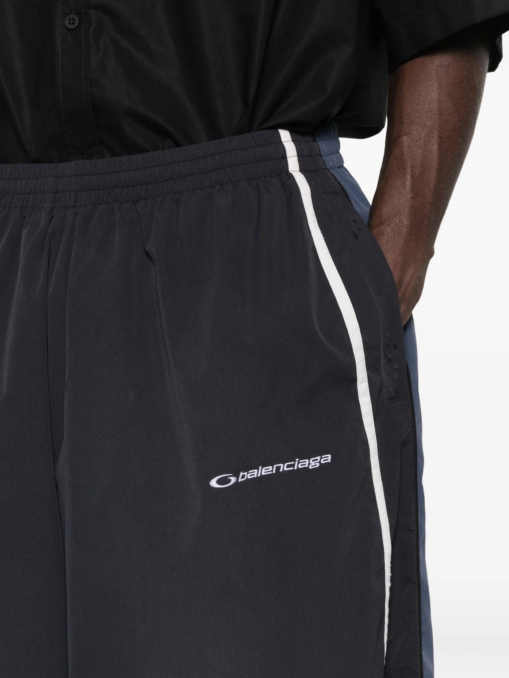 Balenciaga Two-tone Panelled Trousers - 3