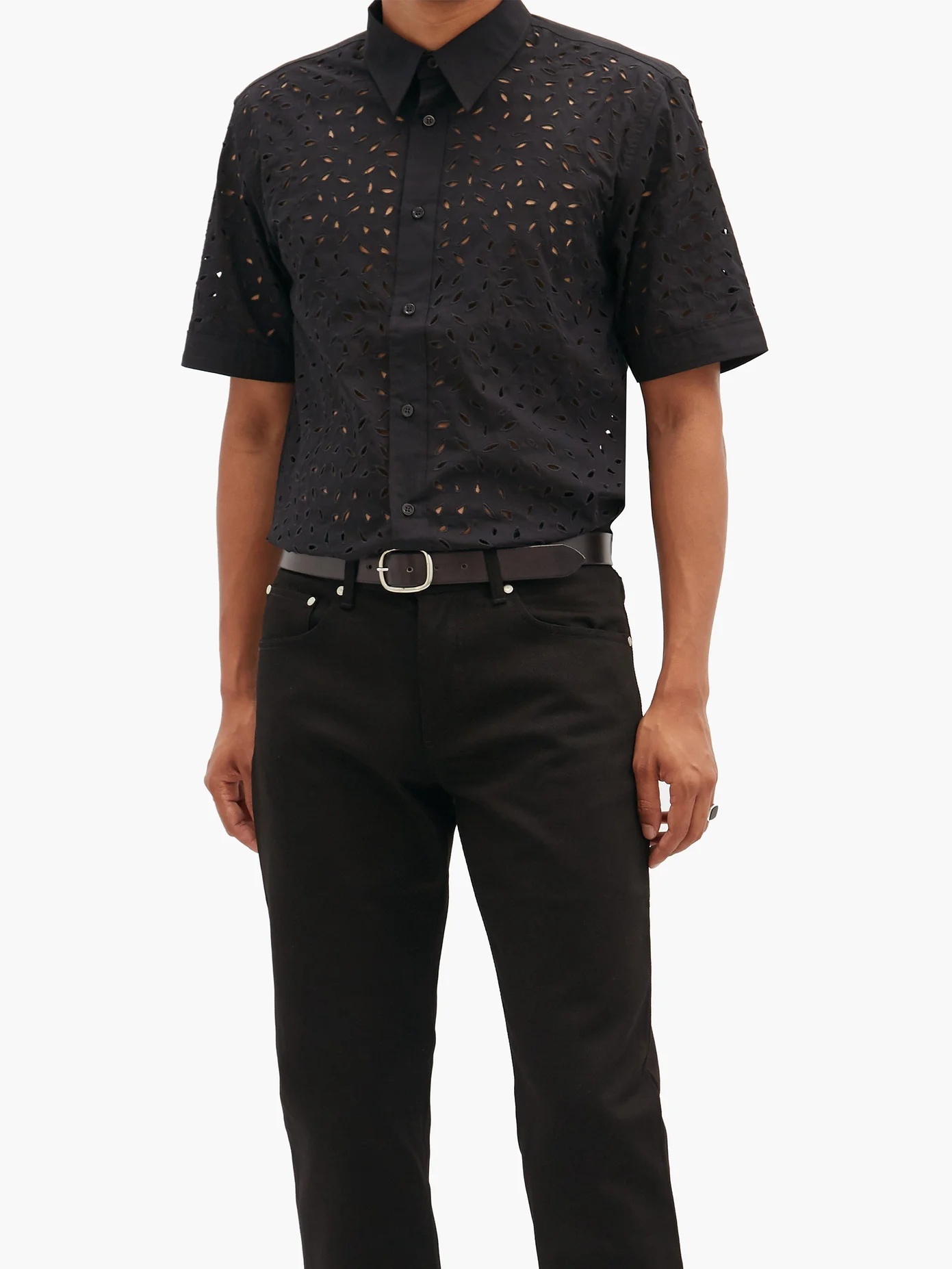 Broderie-anglaise cotton shirt - 2