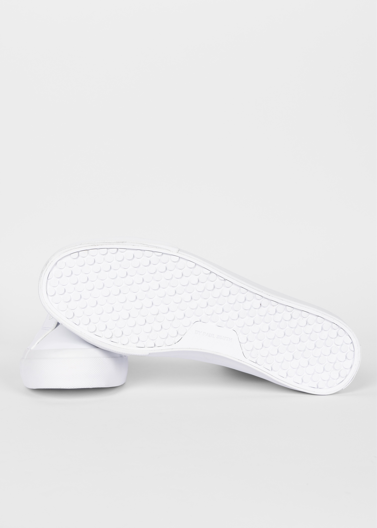 White Coated Leather 'Amos' Trainers - 3